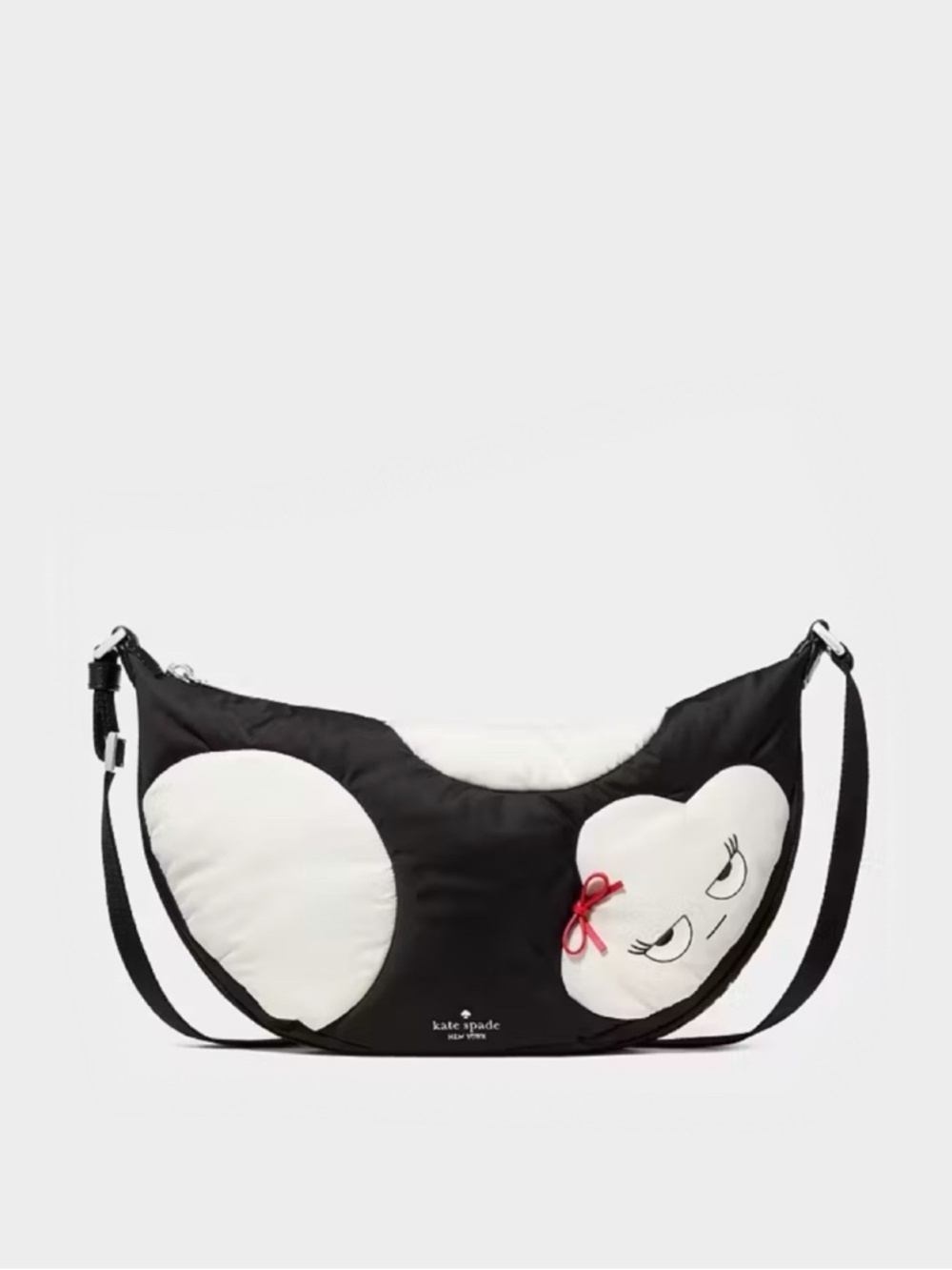 Kate Spade New York Carter Nylon Monsters Sling Crossbody Bag, Black Multi